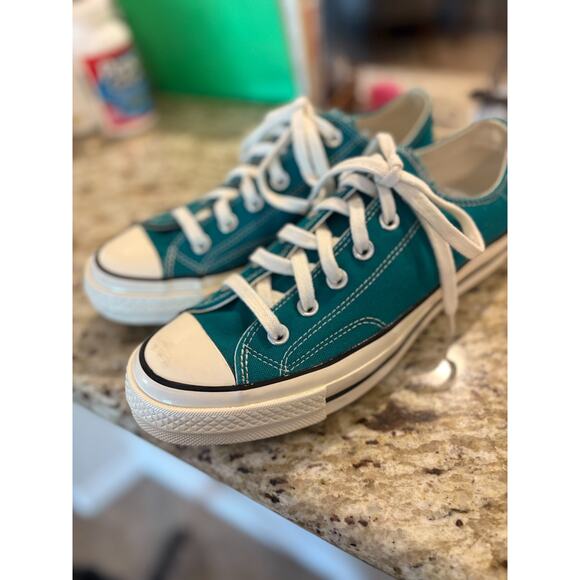 Converse Chuck 70 Vintage Canvas Sneakers 'Teal Green'- Unisex M7 / W9 - Picture 7 of 7